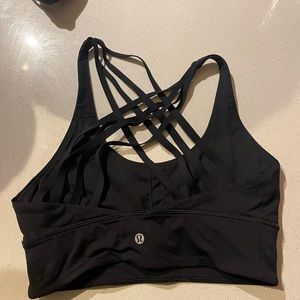 Lululemon sports bra. Black